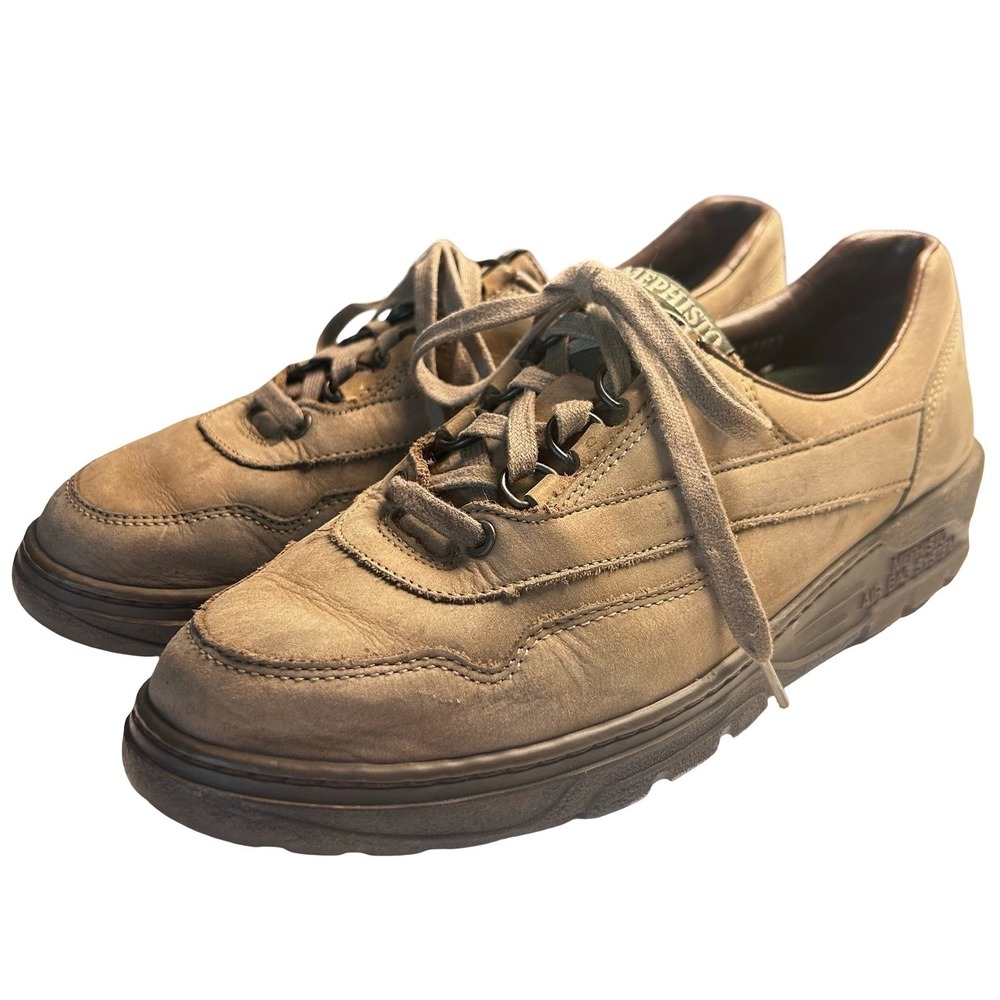 Mephisto Runoff Walking Shoes Women's Size 8.5 Nubuck Sneakers Travel Minimalist